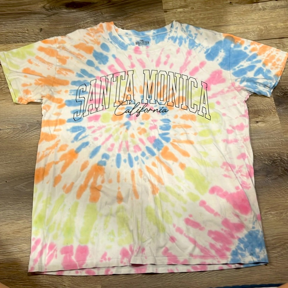 Hollister Santa Monica Tie Dye Shirt